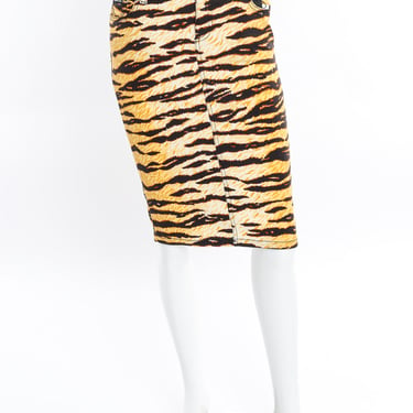 Cotton Animal Print Skirt