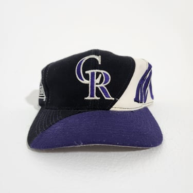Vintage 1990s MLB Colorado Rockies Snapback Hat