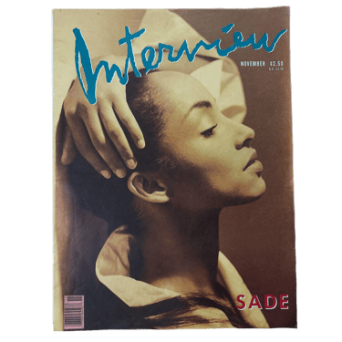 Vintage Interview Magazine &quot;SADE&quot; Cover