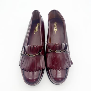Vintage GH Bass Weejuns Leather Penny Loafers Burgundy Mens 6.5AAA Womens 8.0 ?bucket=cdn.attic.city&key=  main image 4