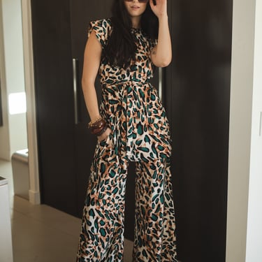 Bengal Emerald Tunic & Palazzo Pant Set 