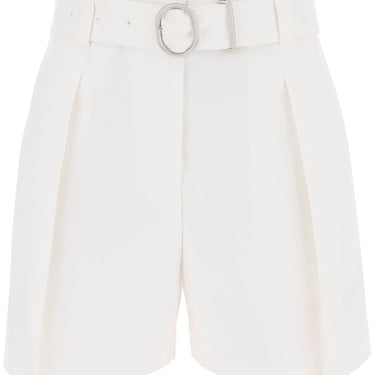 Jil Sander Cotton Bermuda Shorts With Removable Belt Women