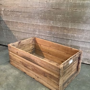 Large Vintage Wooden Crate (Tacoma)