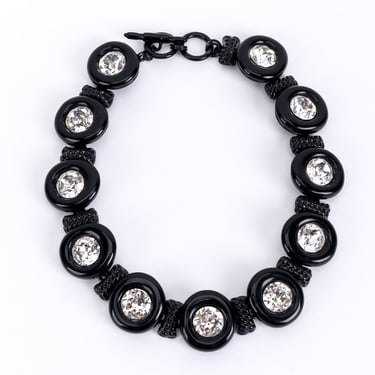 Crystal Circle Collar Necklace