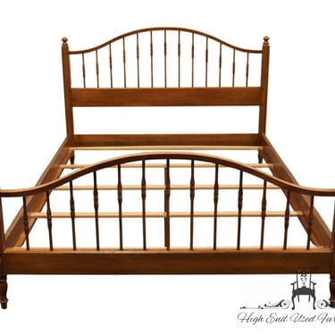 ETHAN ALLEN Circa 1776 Solid Maple Queen Size Spindle Bed 18-5623 - 218 Finish 