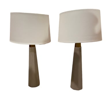 Pair Regina Andrew Organic Modern Concrete Berretta Table Lamps DL218-3