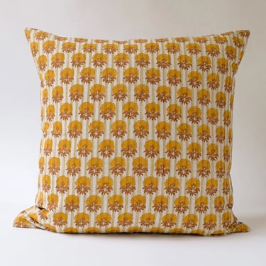 Veda Block Printed Pillow