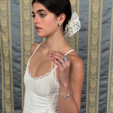 Lacy Peplum Scrunchie