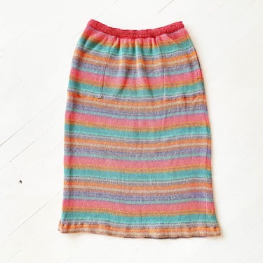 1980s Missoni Striped Knit Pencil Skirt 