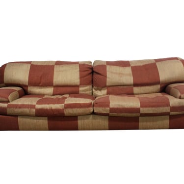 Contemporary Modern Low Scandinavian Swedish Dux Sofa Loveseat Couch 1980s 