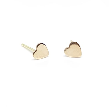 Selah Vie Fine Jewelry | Heart Stud Earrings