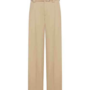 Bottega Veneta Women Gabardine Trousers With Belt