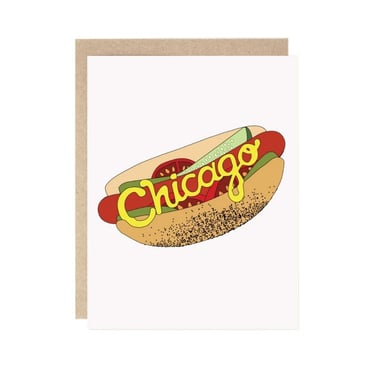 Chicago Hot Dog Card