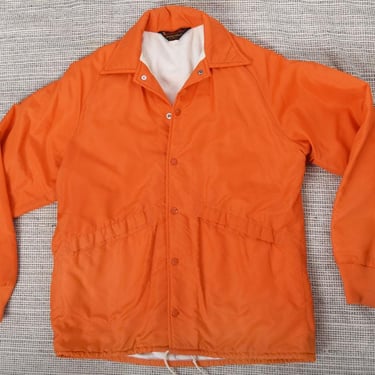 1960's Harley Orange Vintage Men's Jacket, Work Wear, 46