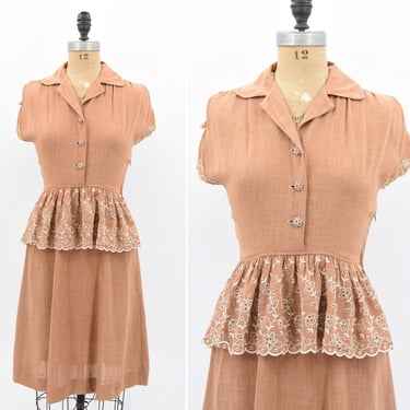 1940s Gingerbread dress 