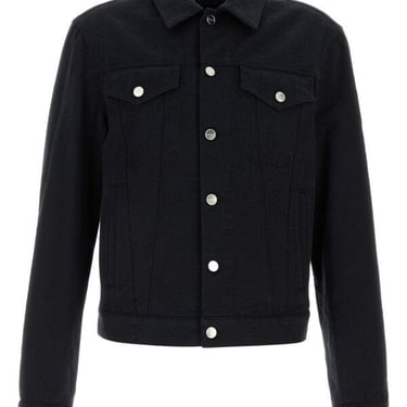 Gucci Men Black Denim Jacket