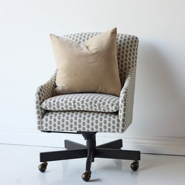Vintage Art Deco Industrial Swivel Desk Chair by | Sourced Modern