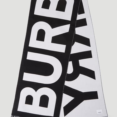 Burberry Men Reversible Logo Scarf