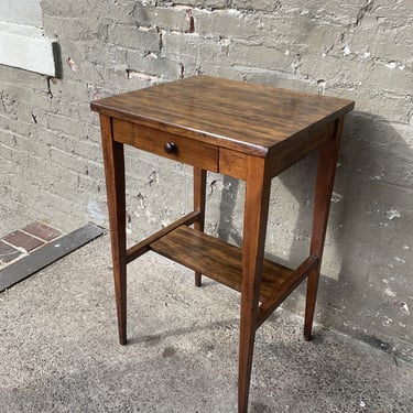 Antique Side Table with Drawer