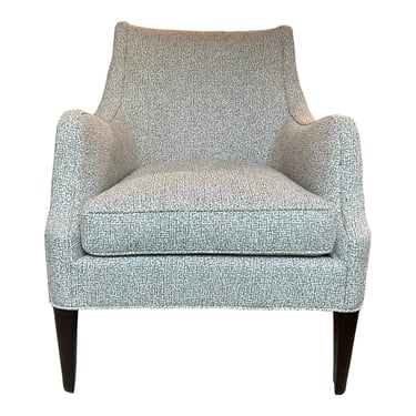 Hickory Chair Modern Gray and Beige Abstract Lounge Chair