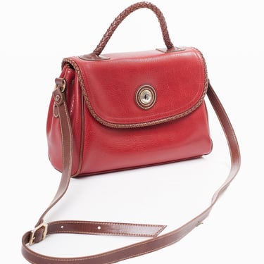Vintage Red Leather Purse 