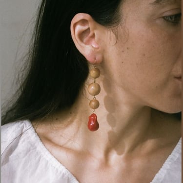 Sophie Monet Scarlet Drop Earrings