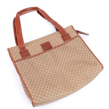 Coated Canvas & Leather GG Tote