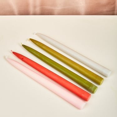 Set of 5 Taper Candles