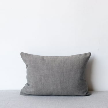 Grey Chambray Pillow Cover