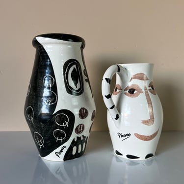 Stamped Edition Padilla - Pablo Picasso Madoura Ceramic Vases - a Pair 