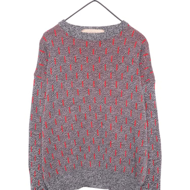 Gray Geo Sweater