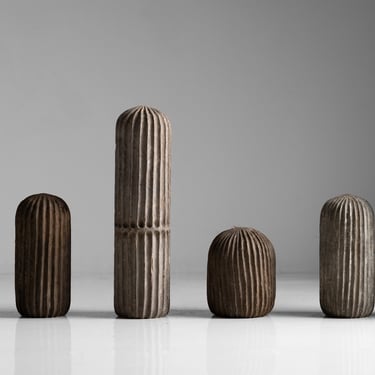 Collection of Barrel Cactus Sculptures