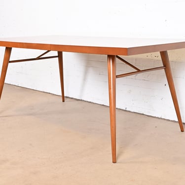 Paul McCobb Planner Group Mid-Century Modern Birch Extension Dining Table, Newly Restored