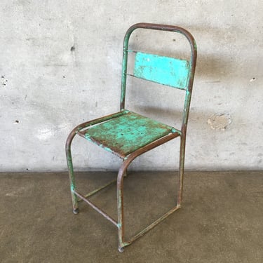 Vintage Belgian Metal Chair