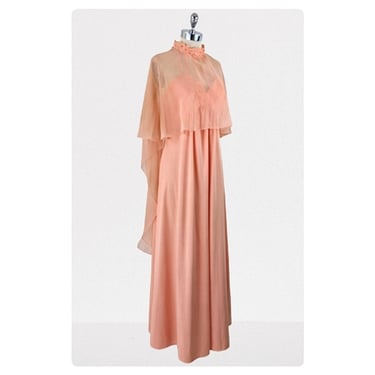 vintage 70's halter dress (Size: L)