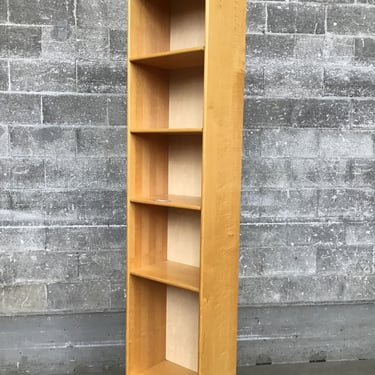 Graff’d Maple Bookshelf (Seattle)