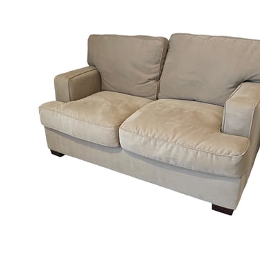 Bloomingdale's Two Seater Microfiber Beige Sofa LG223-17