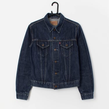 Vintage Levis for girls denim jacket in dark blue - Small 