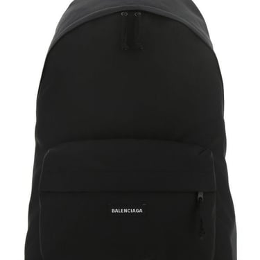 BALENCIAGA Black Nylon Explorer Backpack