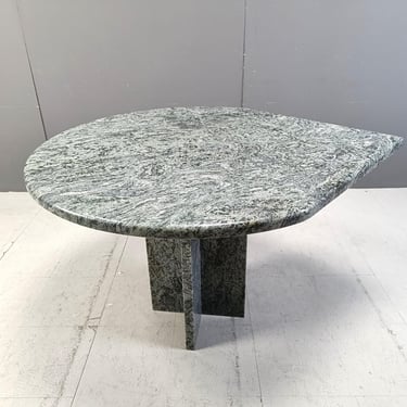 Vintage granite dining table, 1970s - vintage center table - design dining table - stone dining table 