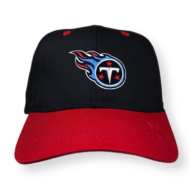 Vintage 90s Drew Pearson Tennessee Titans Football Plain Logo NFL SnapBack Hat Cap 