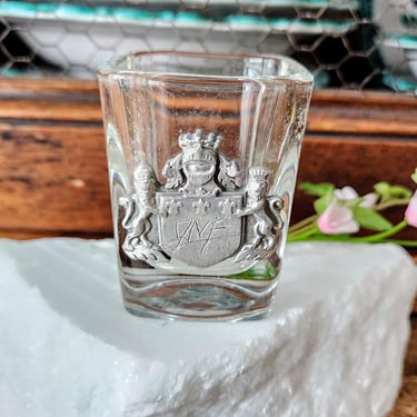 Pewter Coat of Arms Shot Glass~Fine Pewter~Gifts for Him 