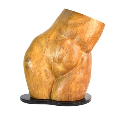 Dennis Kowal 1962 Carved Wood Sculpture Nude Women’s Torso Chicago artist 