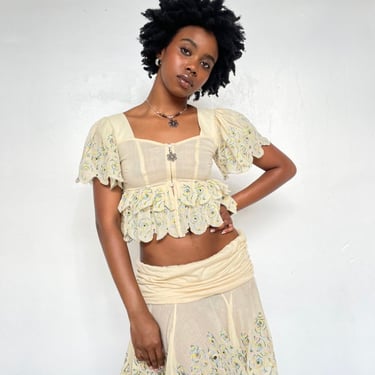 Abacaxi Twirl Foldover Skirt