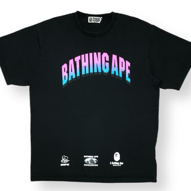 Y2K/00s A Bathing Ape Nowhere Co Double Sided Bape Japan Graphic T-Shirt Size XL 