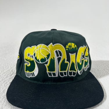 Seattle Supersonics Drew Pearson Graffiti Snapback Hat