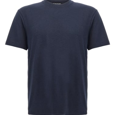 Tom Ford Men Cotton Lyocell T-Shirt