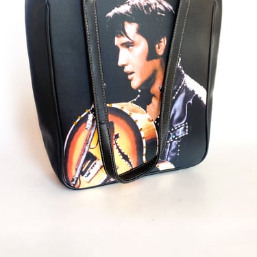 Y2K Rhinestone Elvis Tote Bag