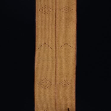 Early Toast Coloured Tuareg Runner with a Pattern of Stepped Diamonds ............. (4'5" x 16'4")