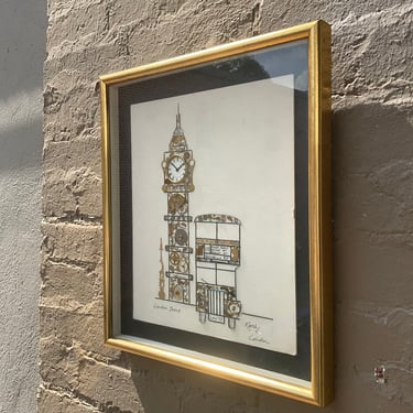 "London Scene", Mixed Media